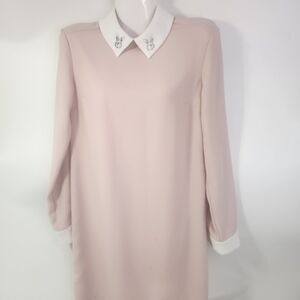 Victoria Beckham for Target Blush Long Sleeve Dress Size Xs